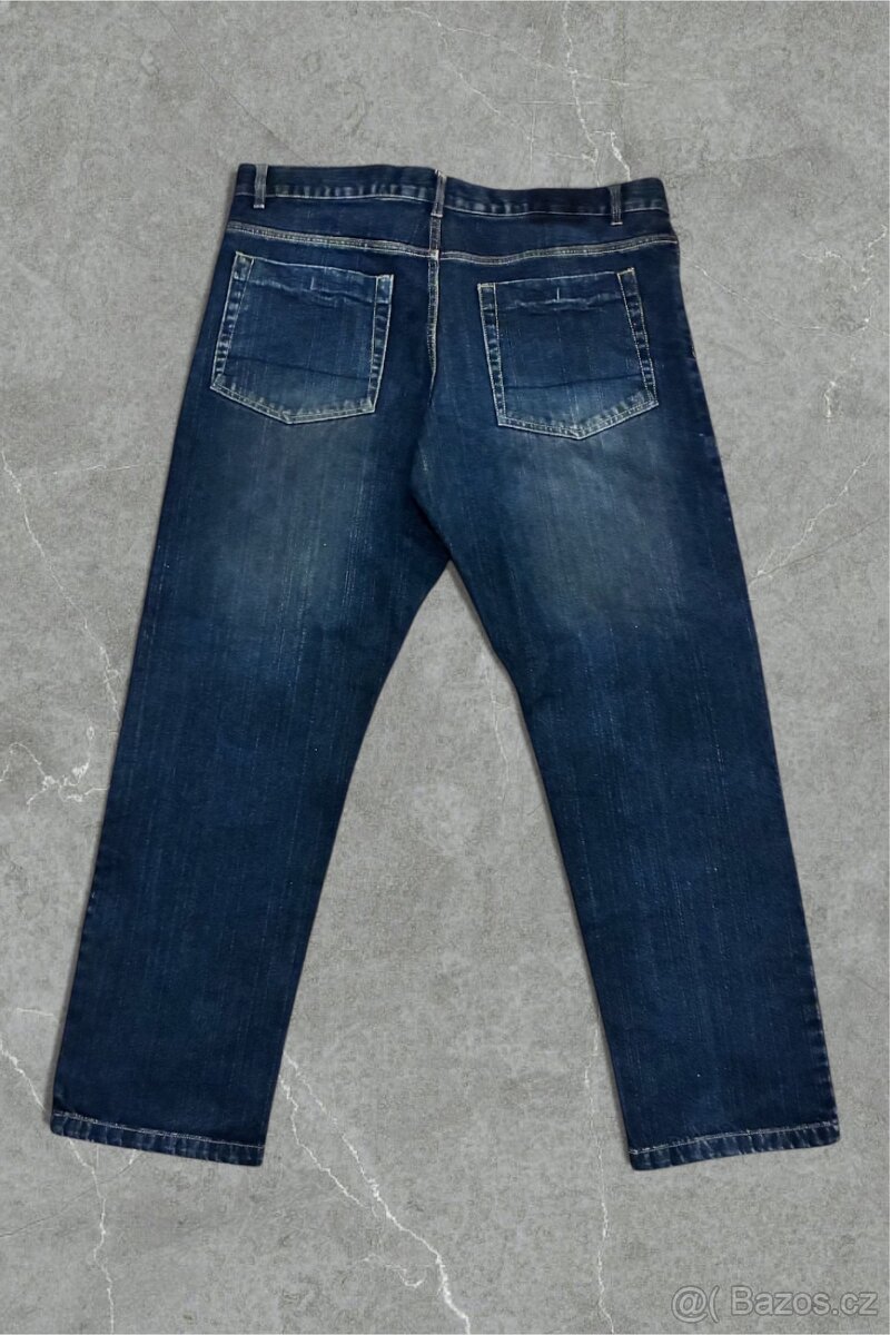 Tmavě modré baggy džíny Biagginy - 2