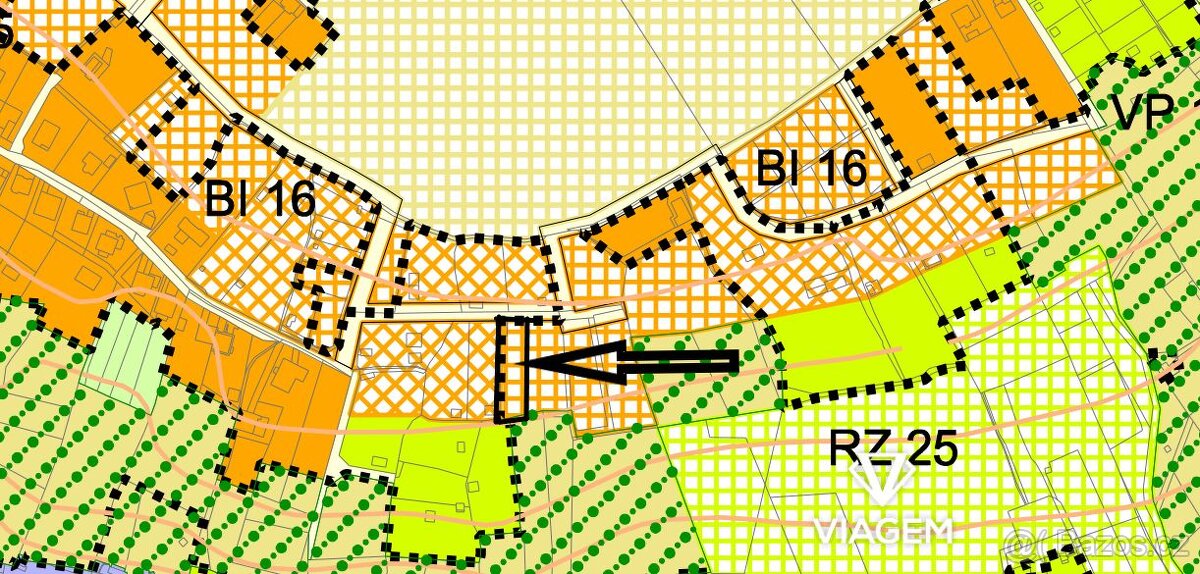 Stavební - bydlení 742 m² - 2