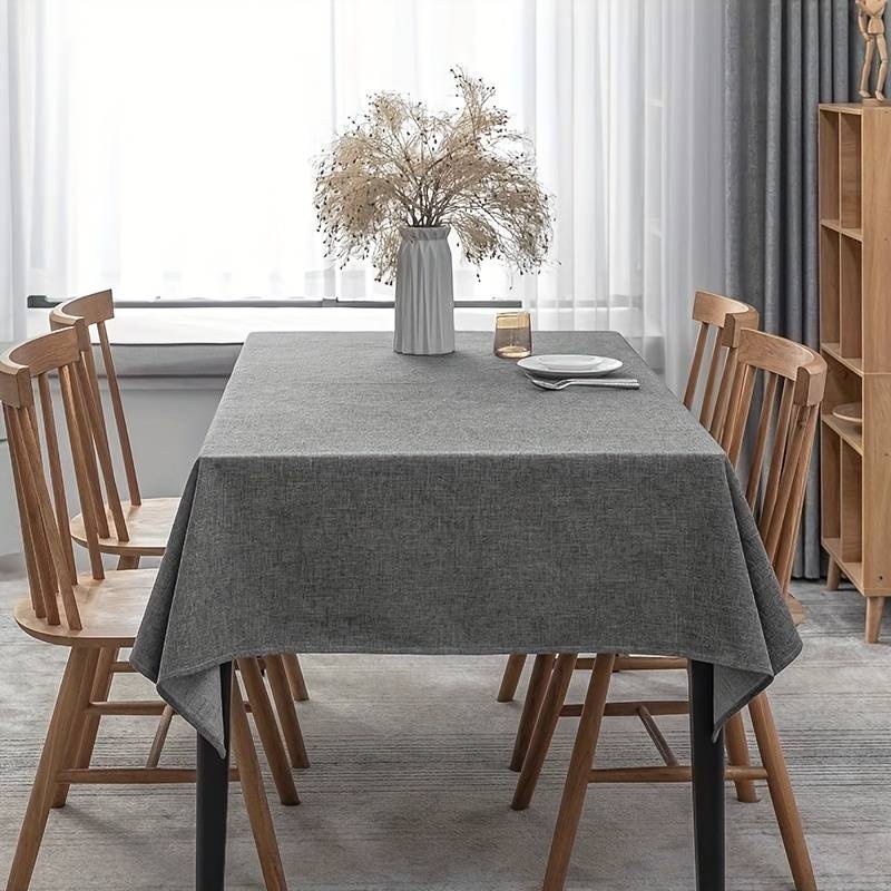 Voděodolný lněný ubrus 140 x 220 cm - 2