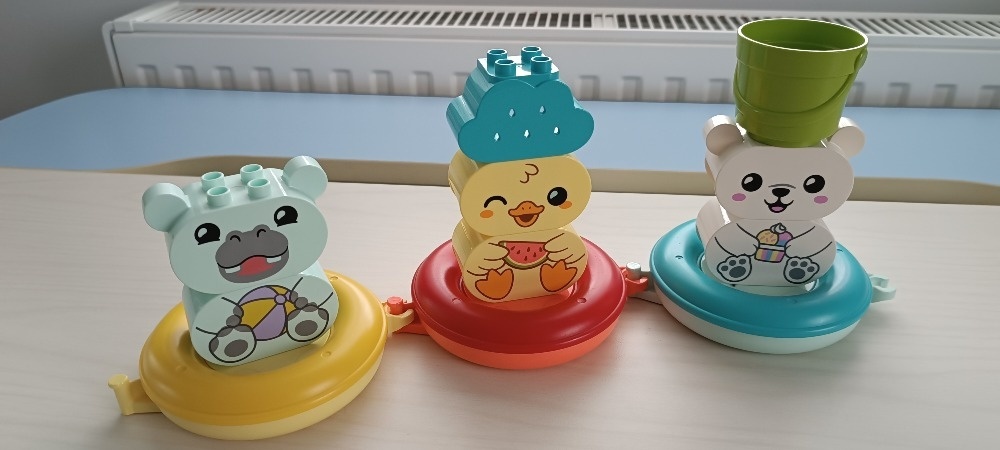 Lego Duplo 10965 Legrace ve vaně Plovoucí vláček se zvířátky - 2