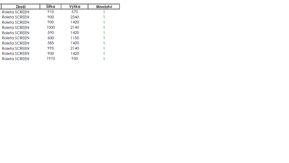 Screenove rolety prodam - 2