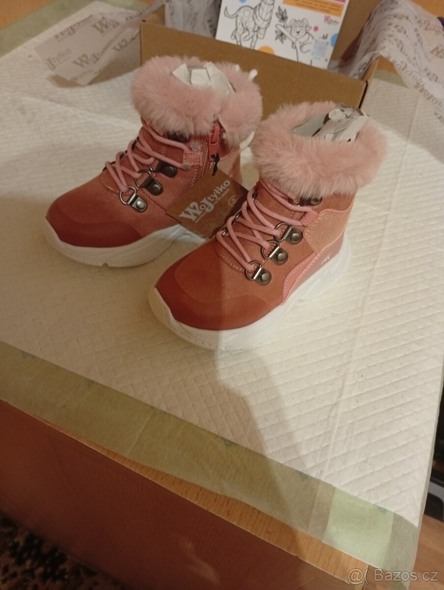 Kotníkové boty ZATEPLENÉ, stabilní, pohodlné, lehké kotníkov - 2