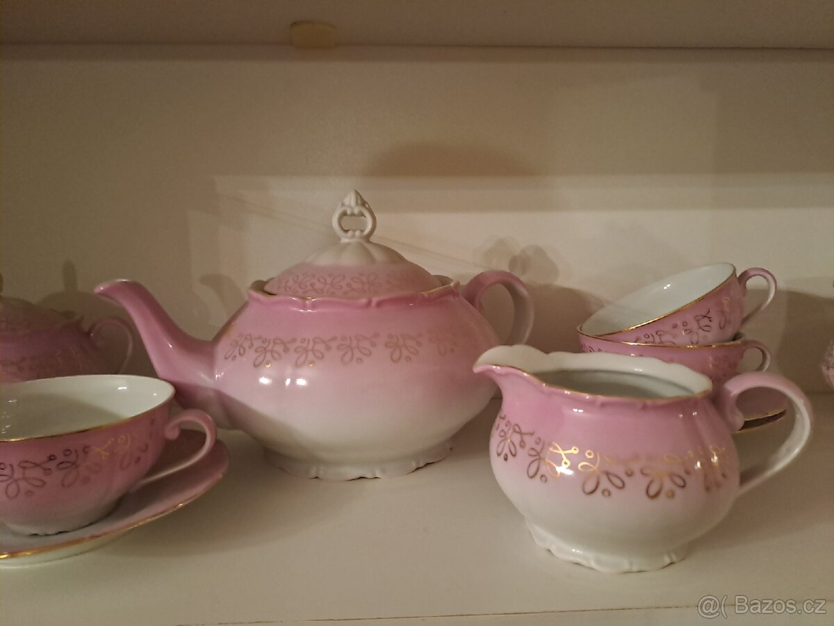 Čajová spuprava porcelán - 2