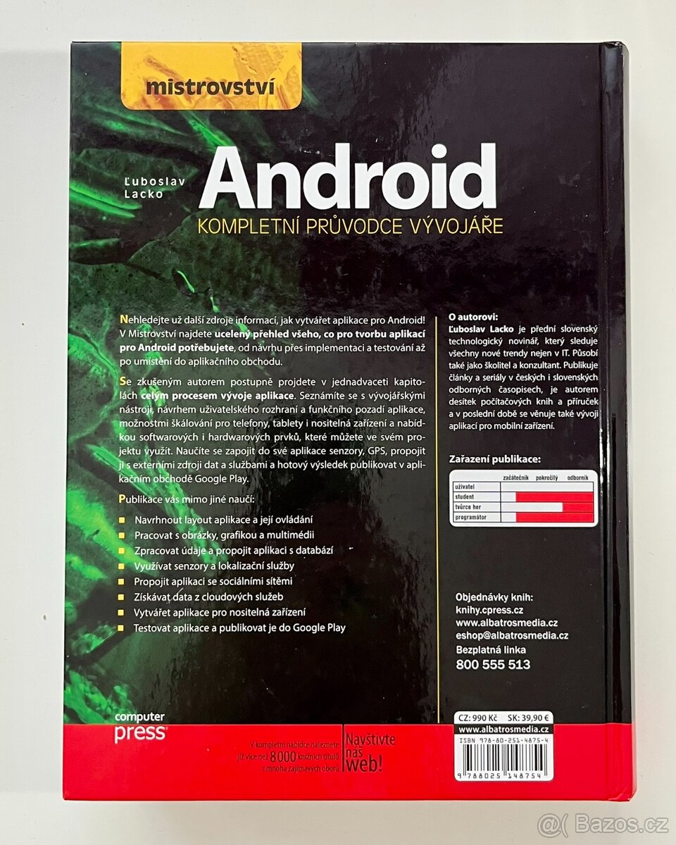 Kniha Mistrovství Android - Kompletní průvodce vývojáře - 2