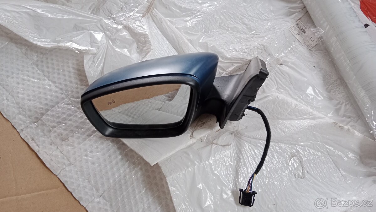 Levé zpětné zrcátko Škoda fabia 3 mrtví úhel - 2