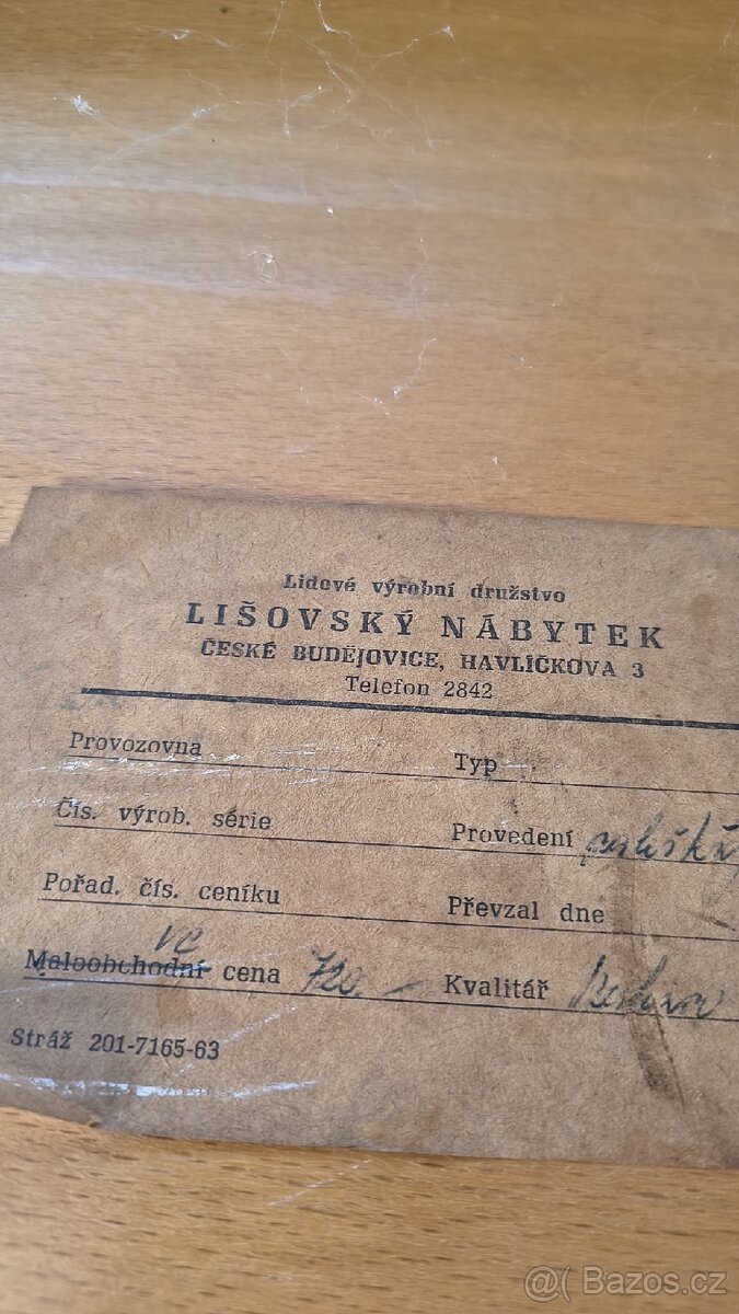 Retro dětský učební stolek - 2