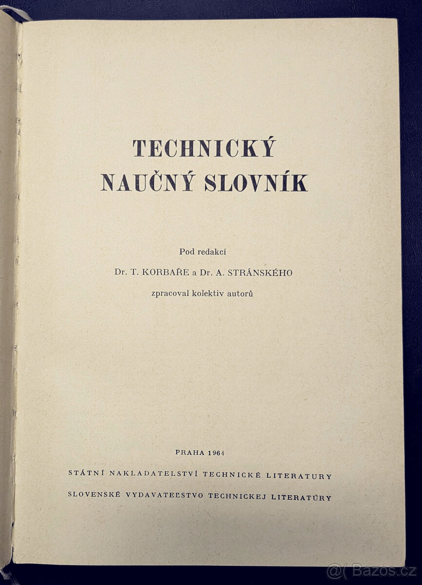 Technický naučný slovník - 2