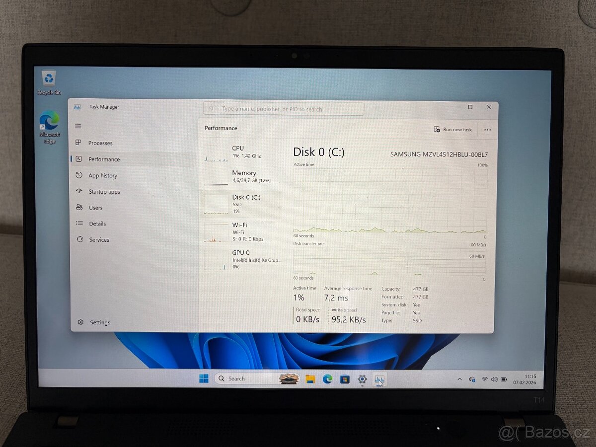 Lenovo Thinkpad T14 Gen 3 40GB RAM, 512GB SSD - 2