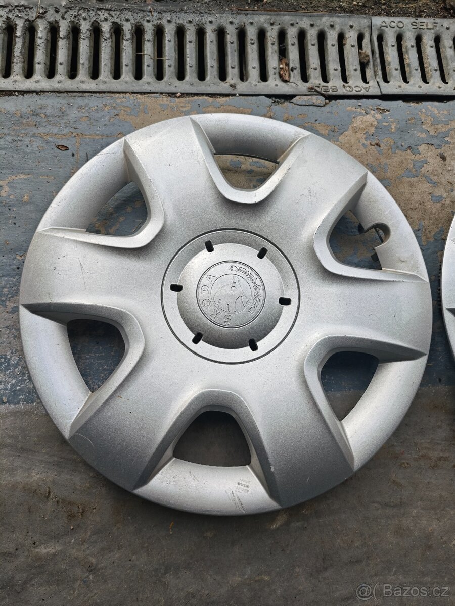 Poklice originální Škoda 15" - 2