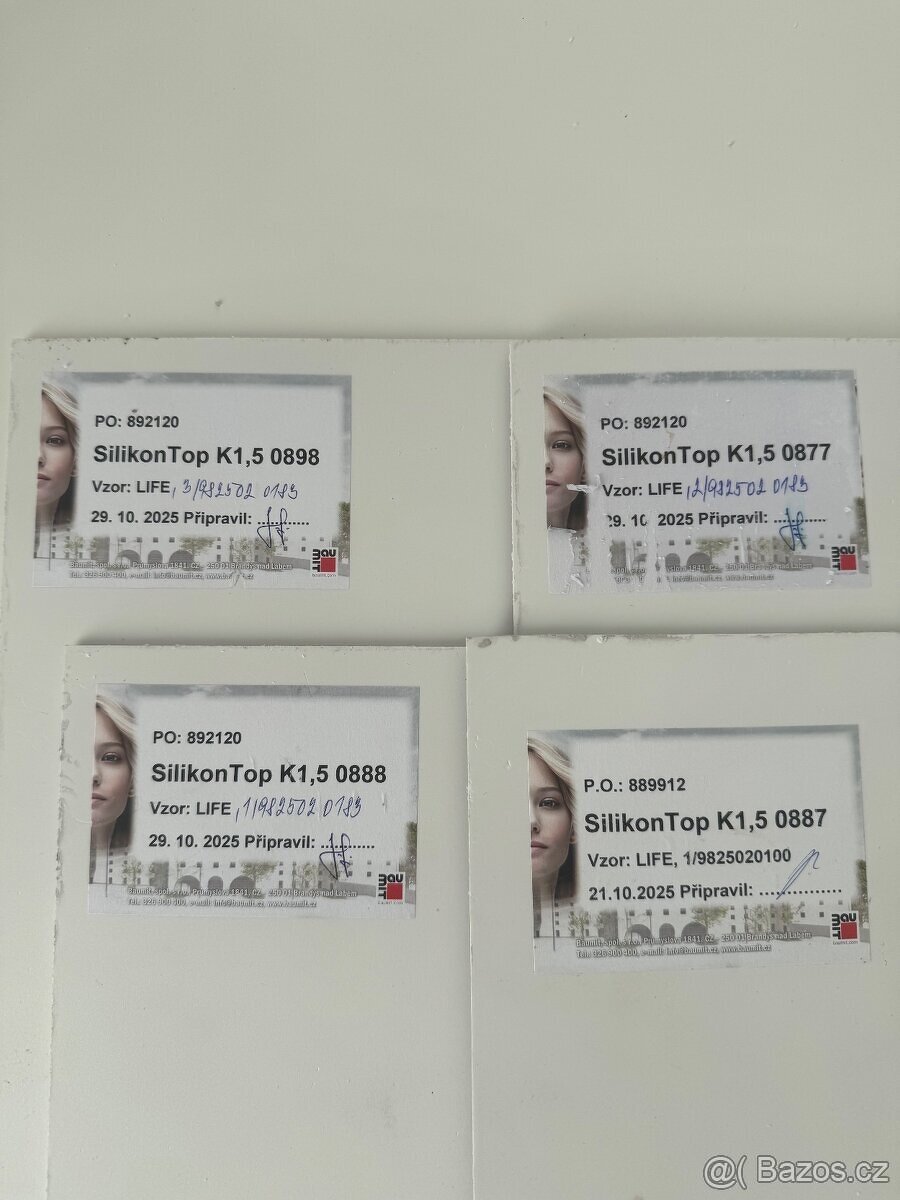 Fasádní vzorky Baumit a Weber - 2