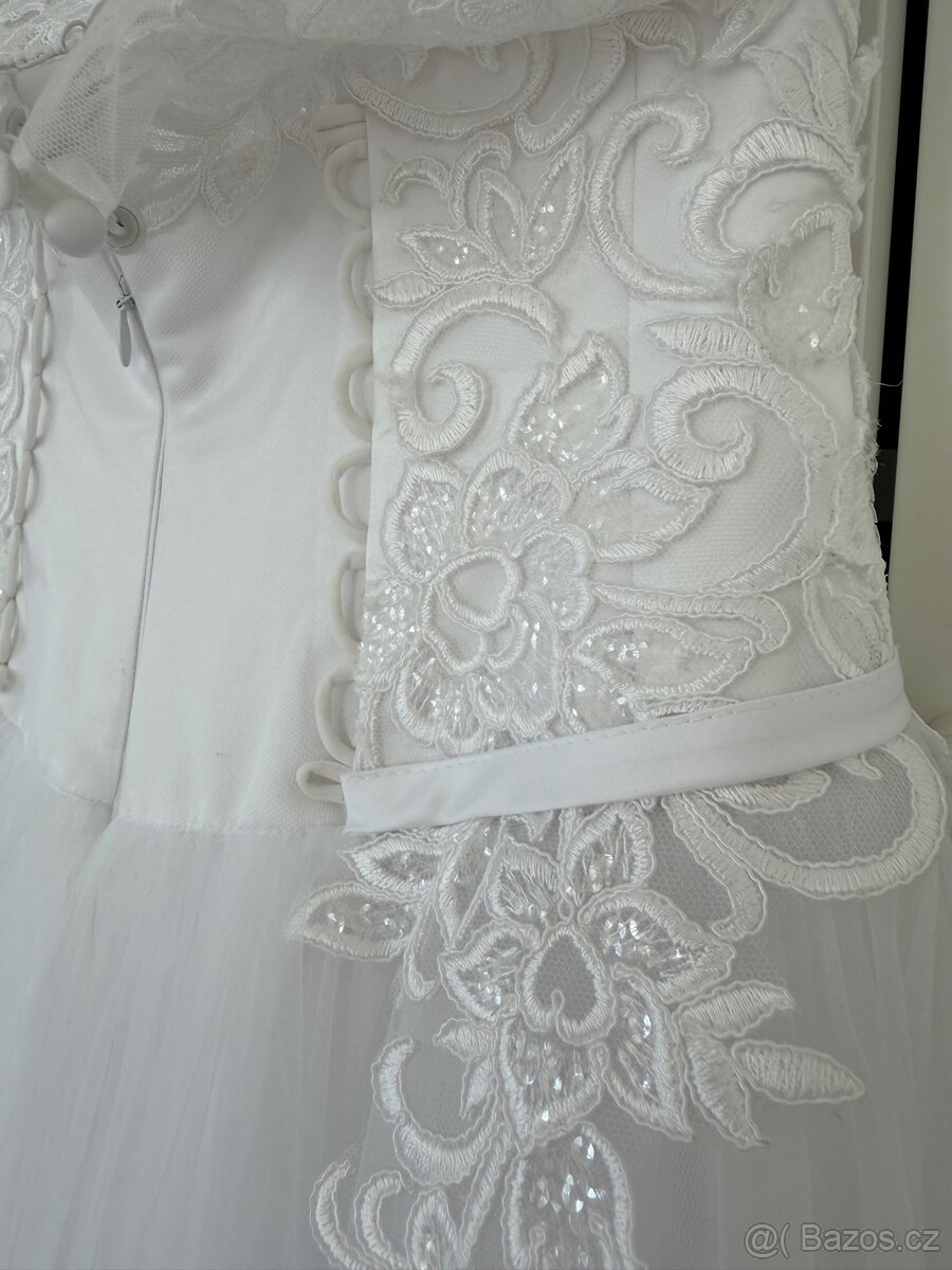 Svatební šaty nové S/M - 2