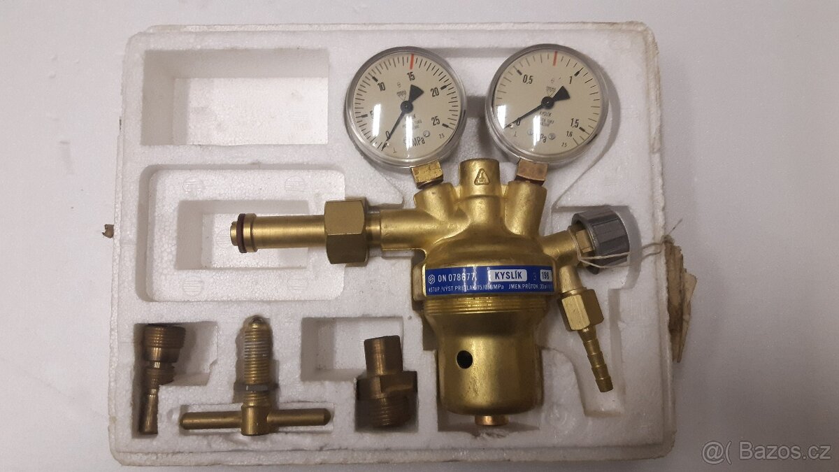 Redukční ventil kyslík acetylen autogen - 2