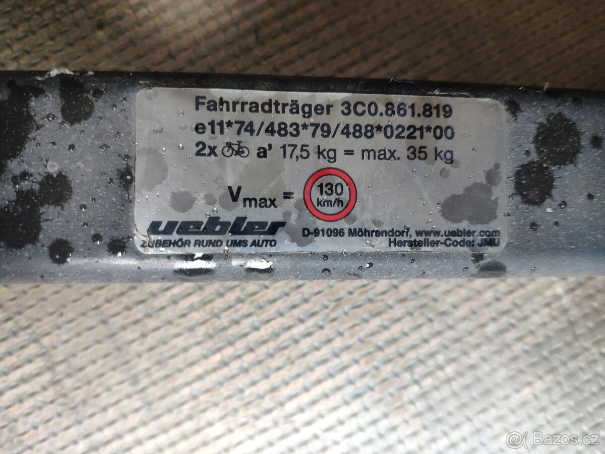Nosič na 2 kola Eubler - 2