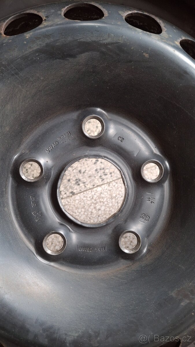 PLECHOVÉ DISKY VW+POKLICE ŠKODA - 2