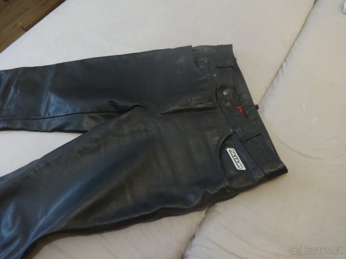 kožené kalhoty NAZRAN - 2