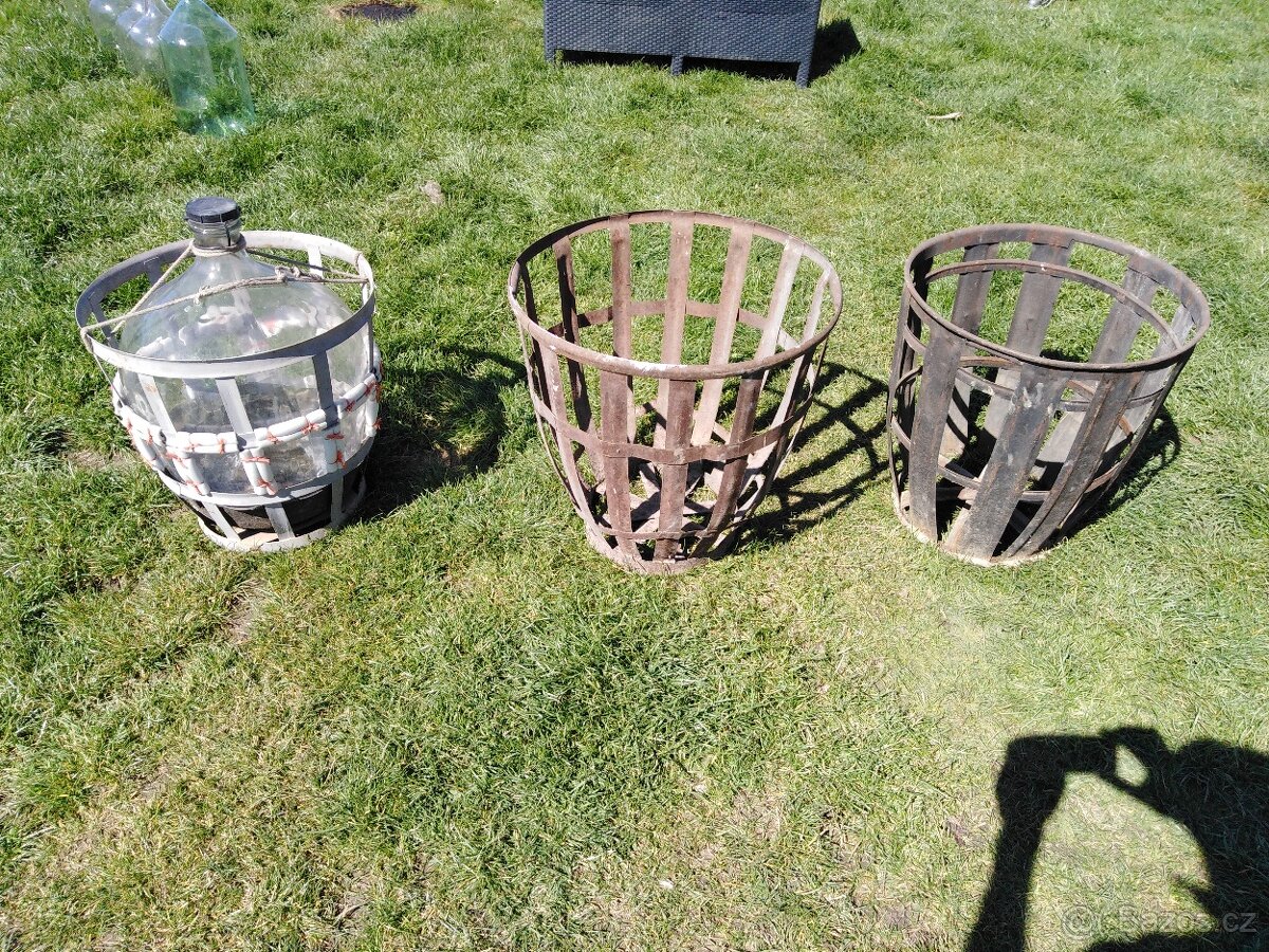 Skleněné demižony - 2