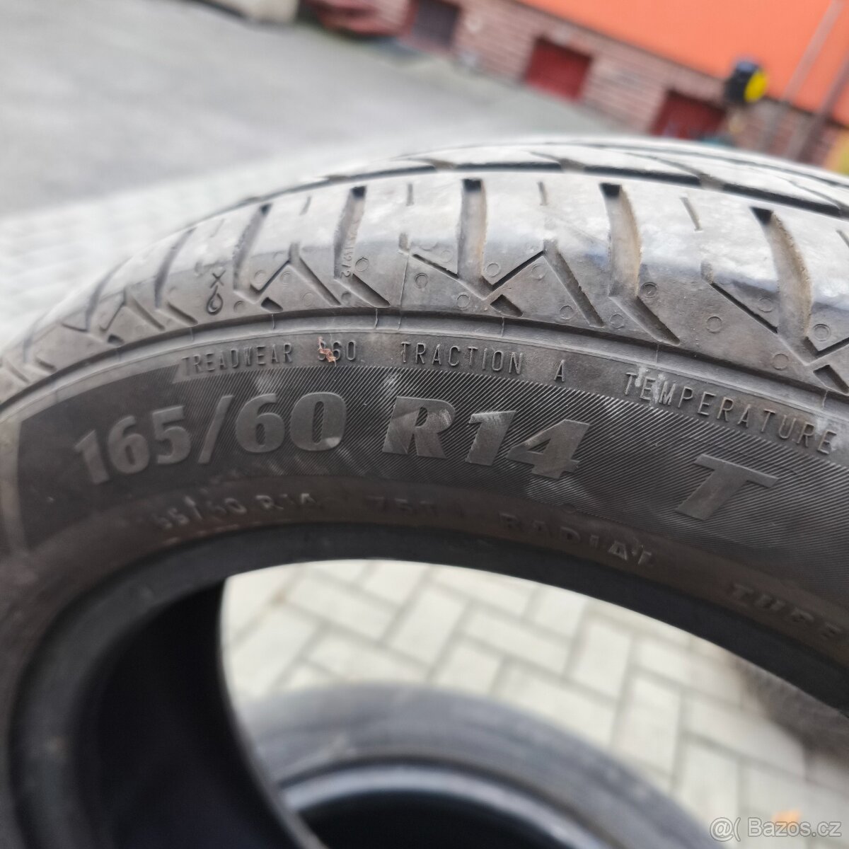 4x LETNÍ pneu 165/60/r14 - 2