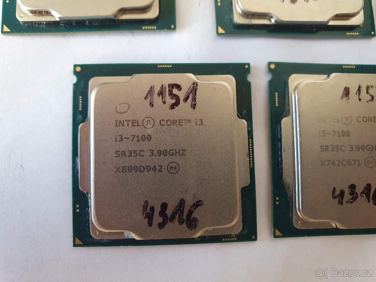 Intel Core i3-7100 @ 3.90GHz (kus :250kč) - 2