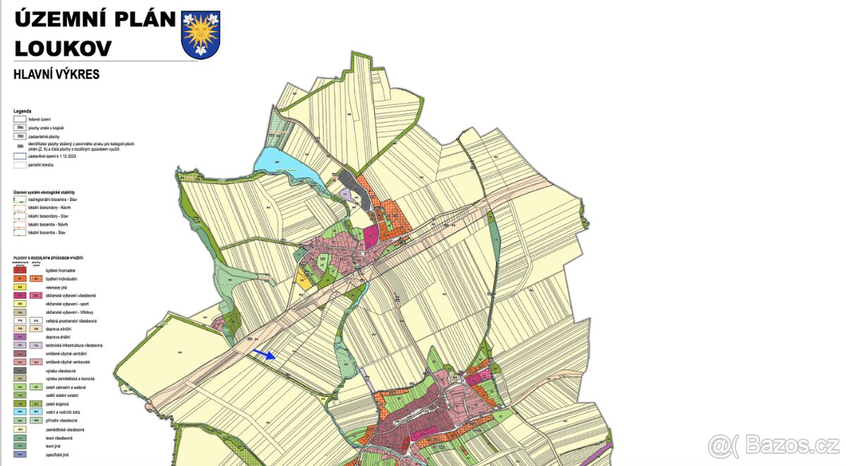 Prodej pole 2 341 m² - 2