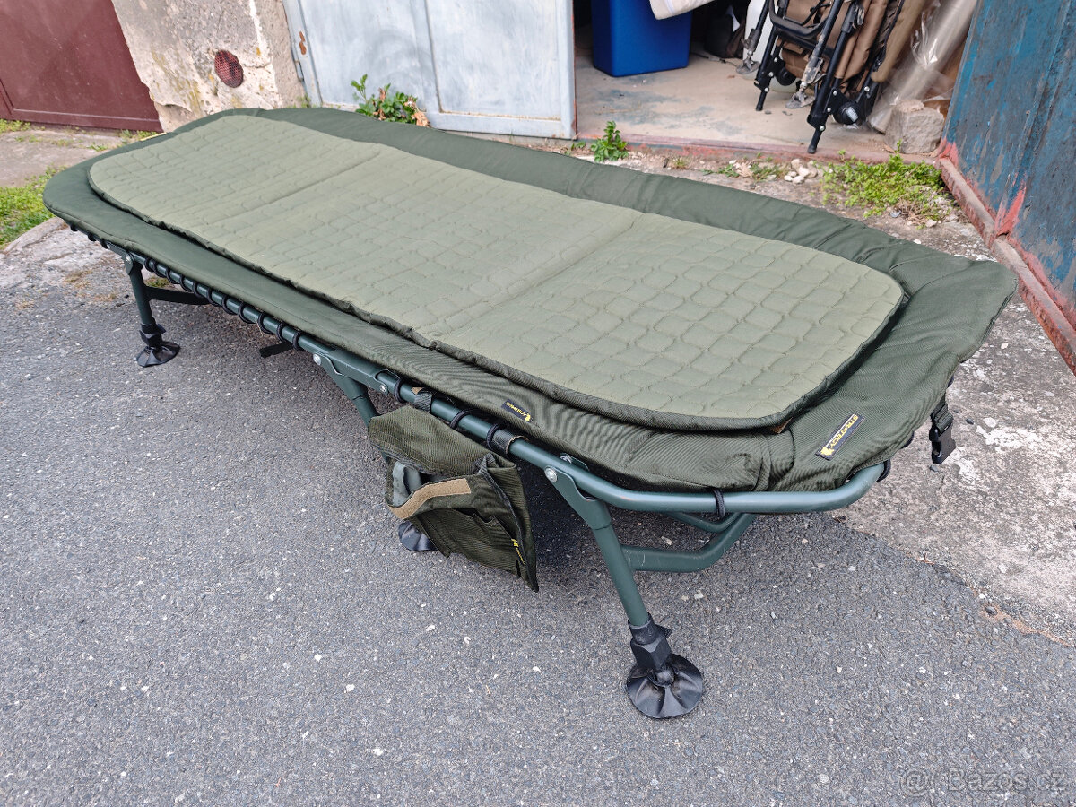 Rybářské lehátko Strategy 210x73, 150kg téměř nepoužité - 2