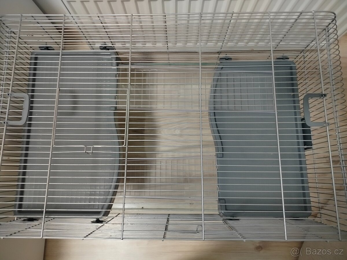 Klec pro hlodavce ZOLUX Panas Colour 80 se skleněným dnem - 2