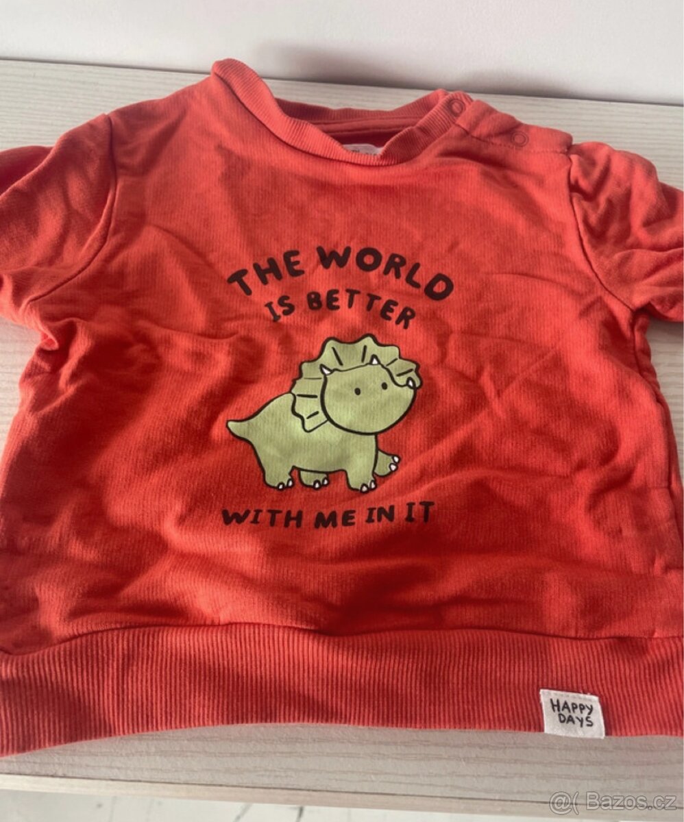 Mikina - oranžová - 2