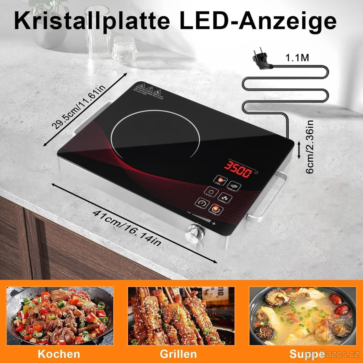 Dibaful Ceran nová varná deska 3500 W - 2