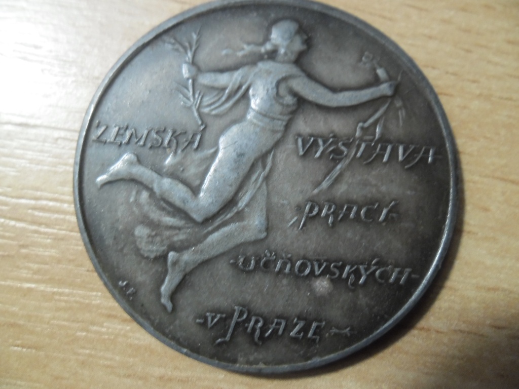 medaile - zemská živnostenská rada pro Čechy 1924 - 2