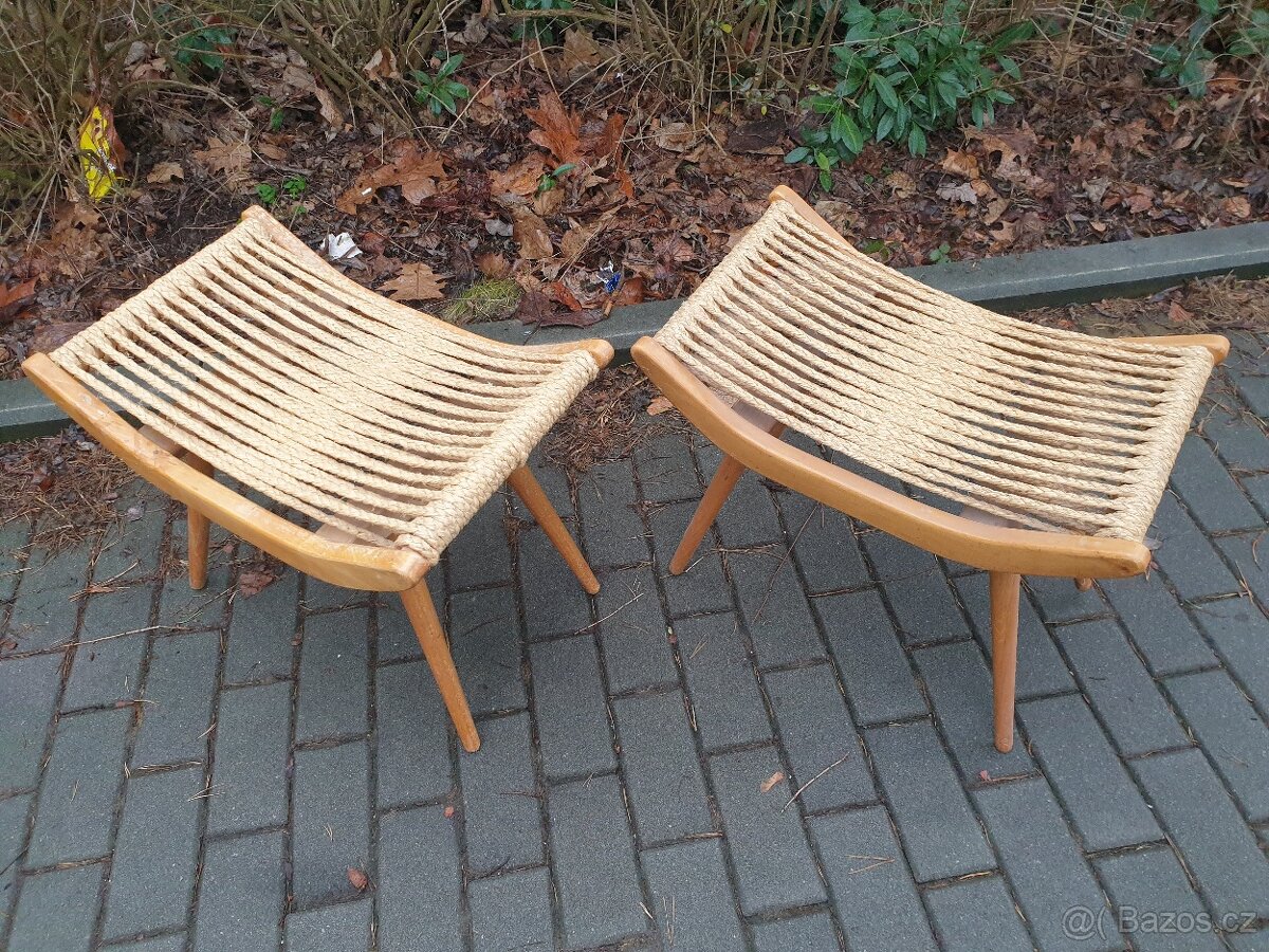 Halabala taburet podložky,Tatra,Jiroutek. Brusel. Thonet - 2