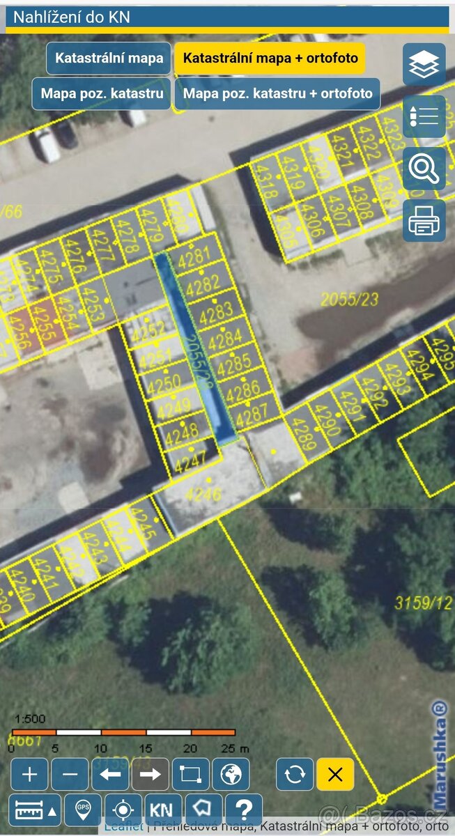 ULIČKA ZA GARÁŽEMI TVOŘÍCÍ UZAVŘENÝ DVOREK 51 m2, Hodonín - 2