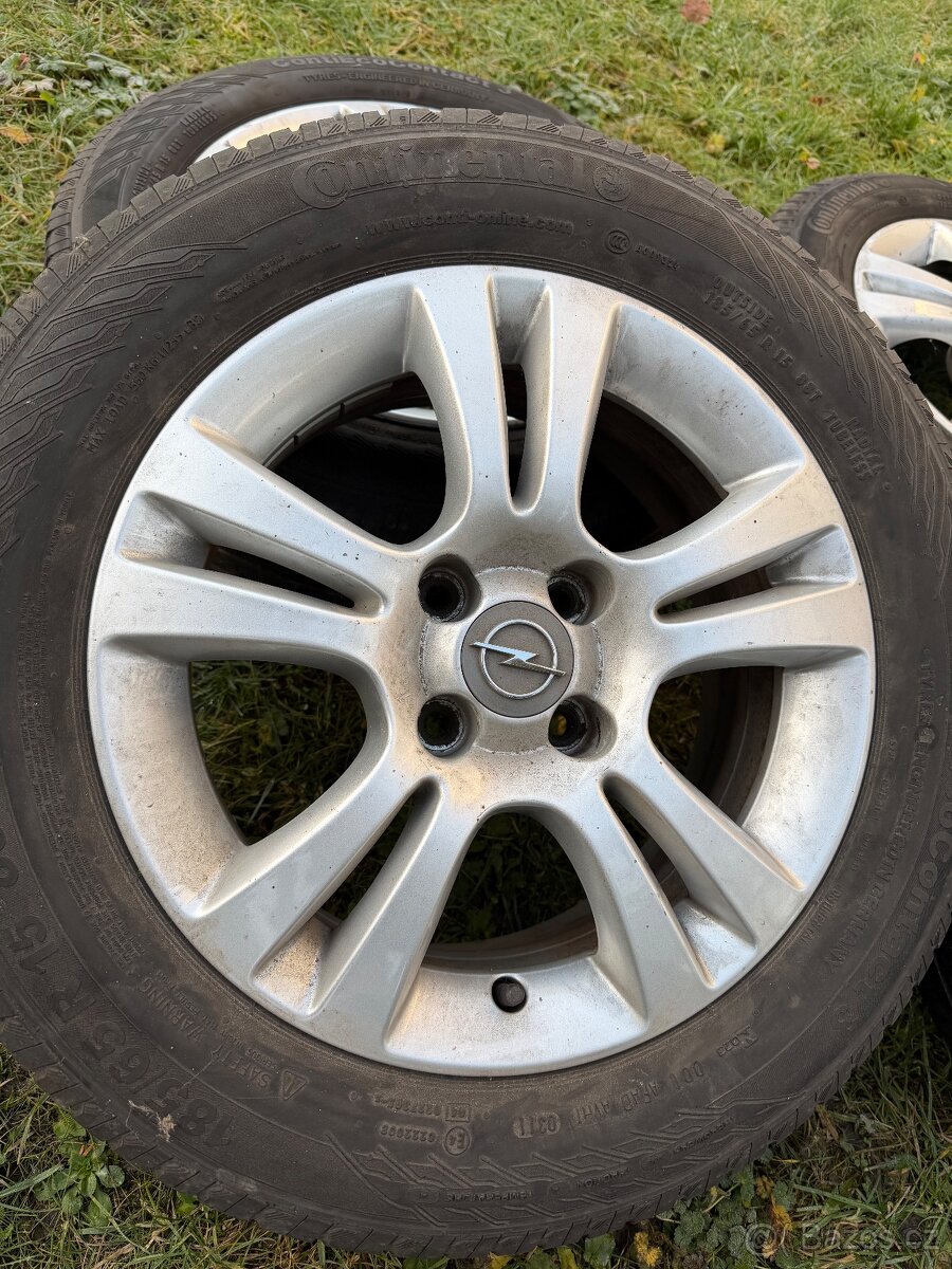 Originál letní alu kola Opel 185/65R15 4x100 - 2
