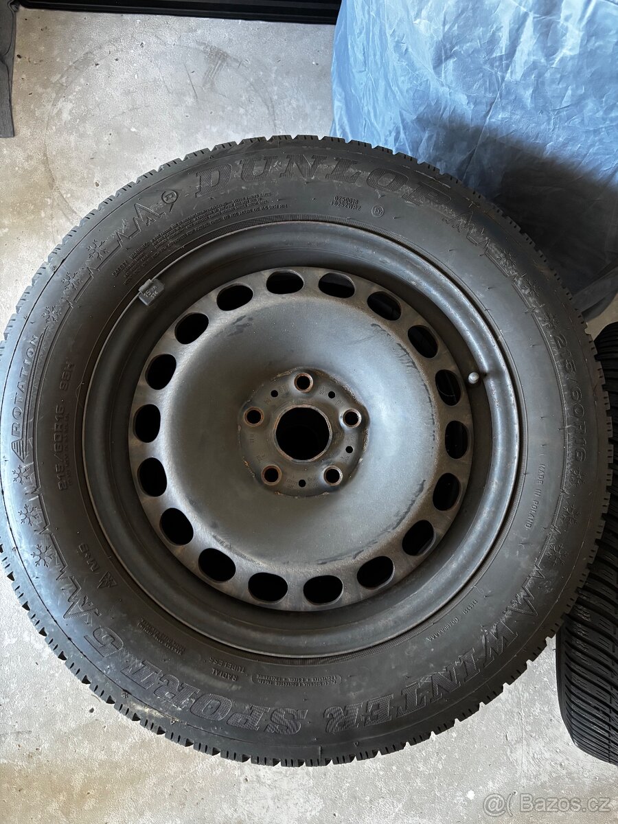 Zimní pneu 215/60/16 5x112 ET41 sada 6mm - 2