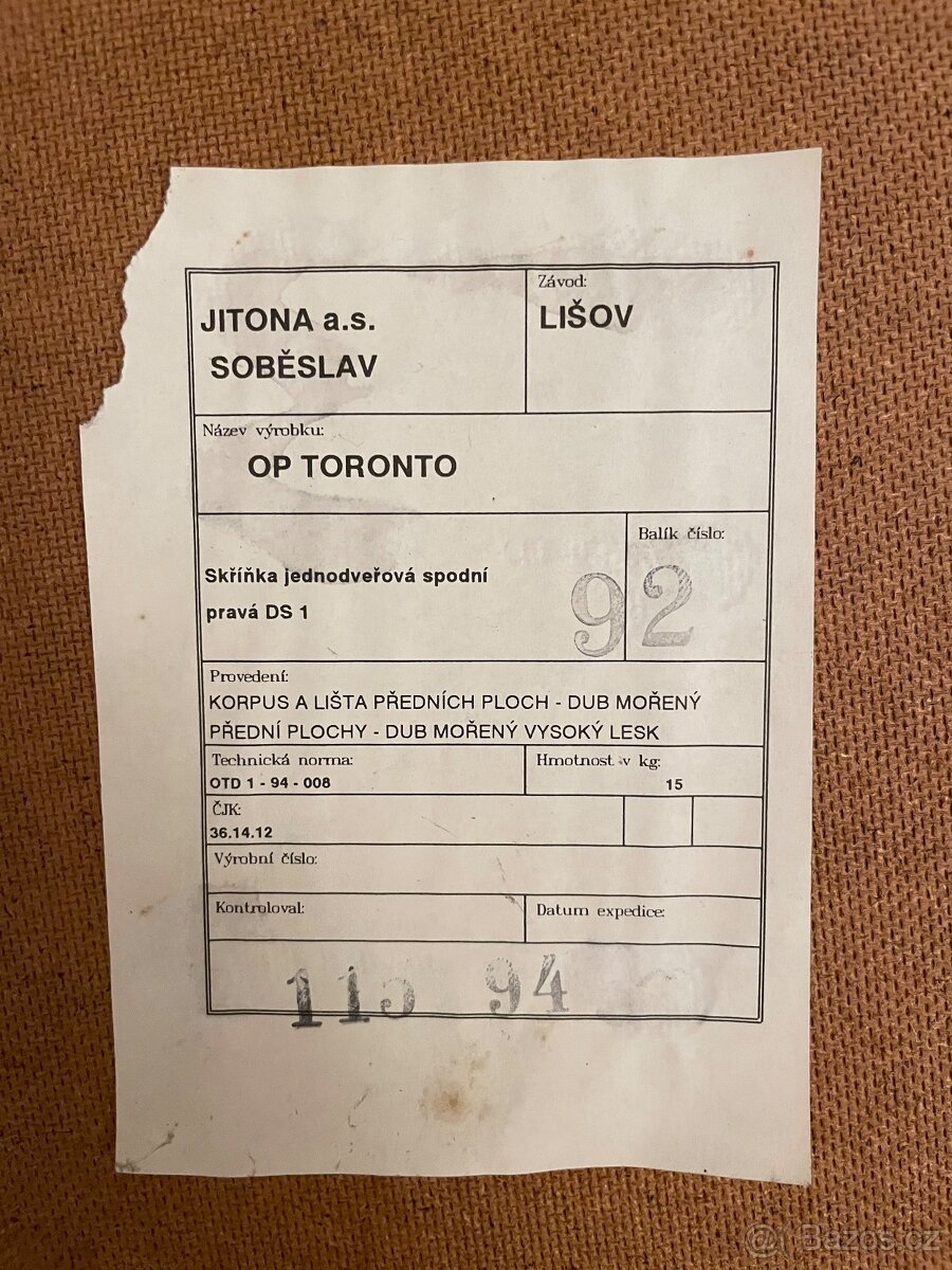 Obývací stěna Jitona OP Toronto - 2