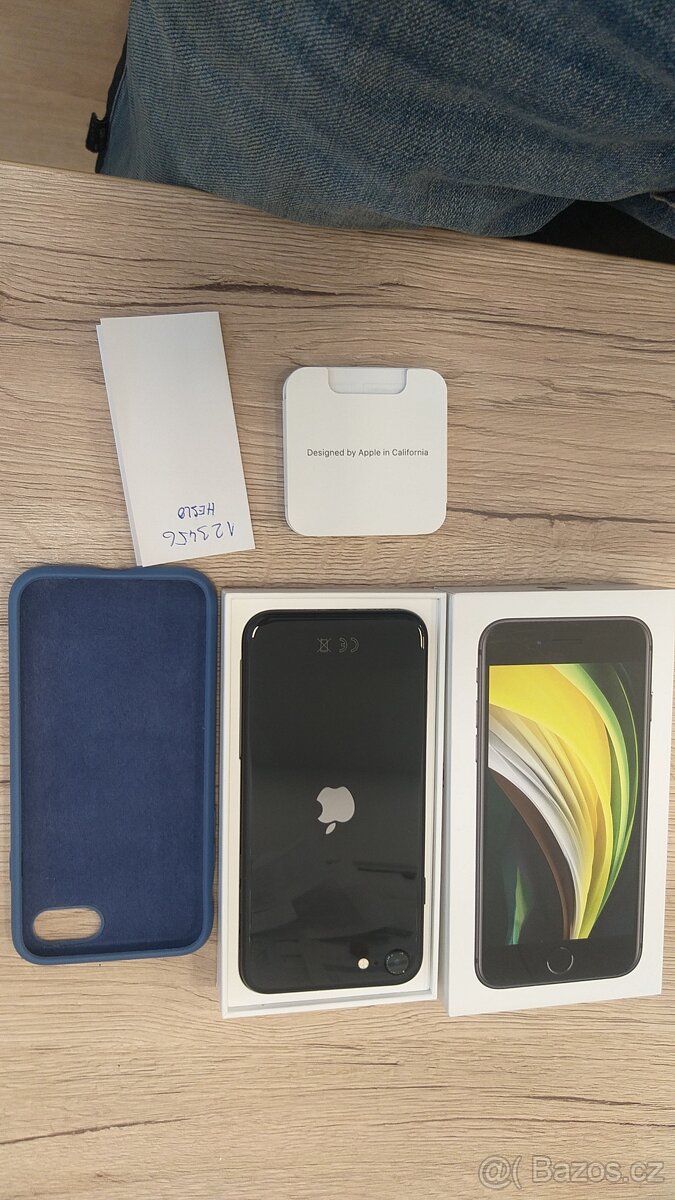 iPhone SE, Black, 64GB, model A2296 - 2