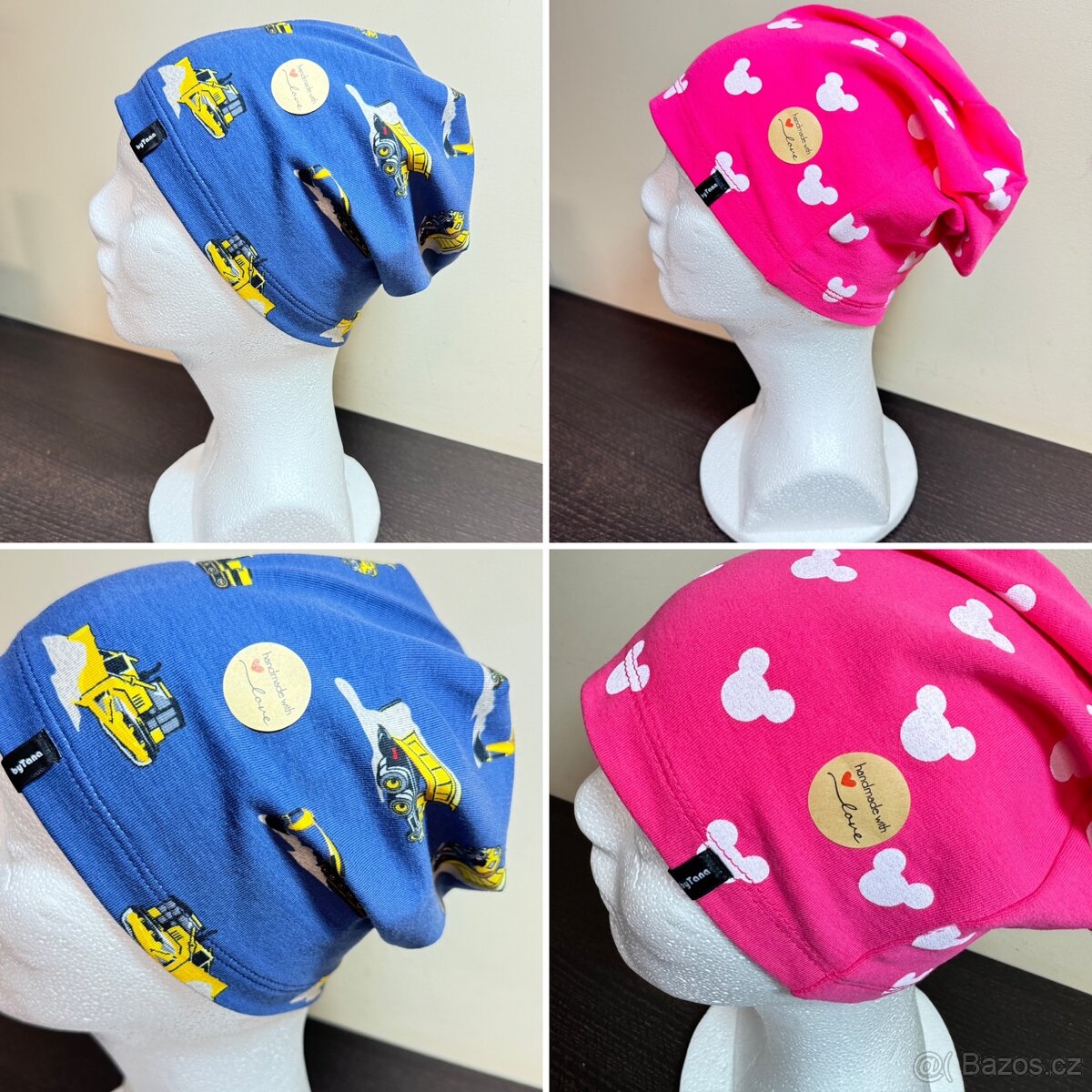 Nové čepice 4-6 let - 2