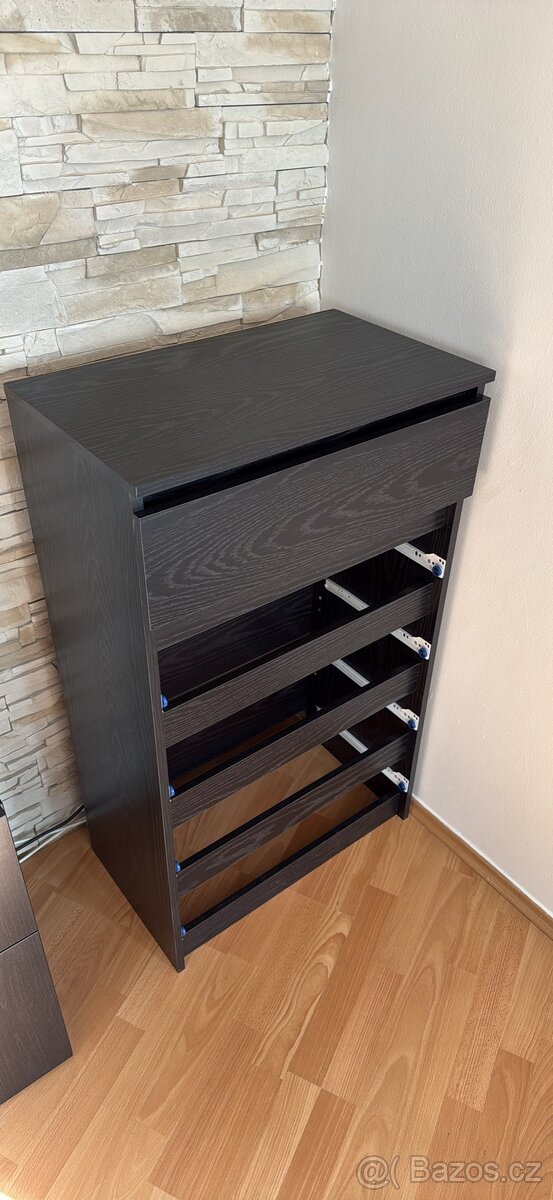 ČERNÁ KOMODA NEPOUŽITÁ - 2