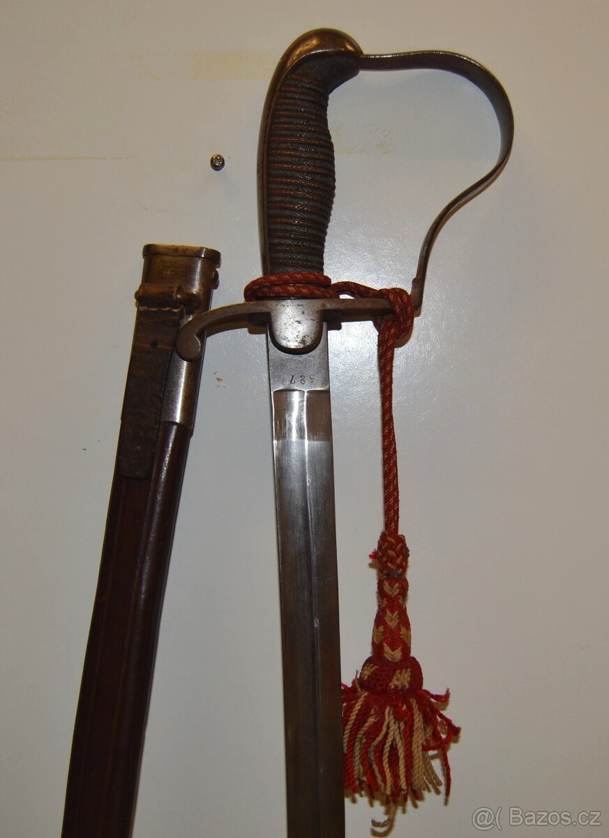 Stará šavle kožená pochva - 2