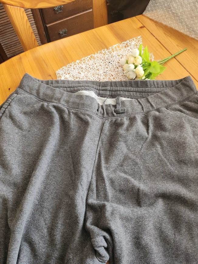 Tepláky, šedé Uniglo, vel. XL - 2