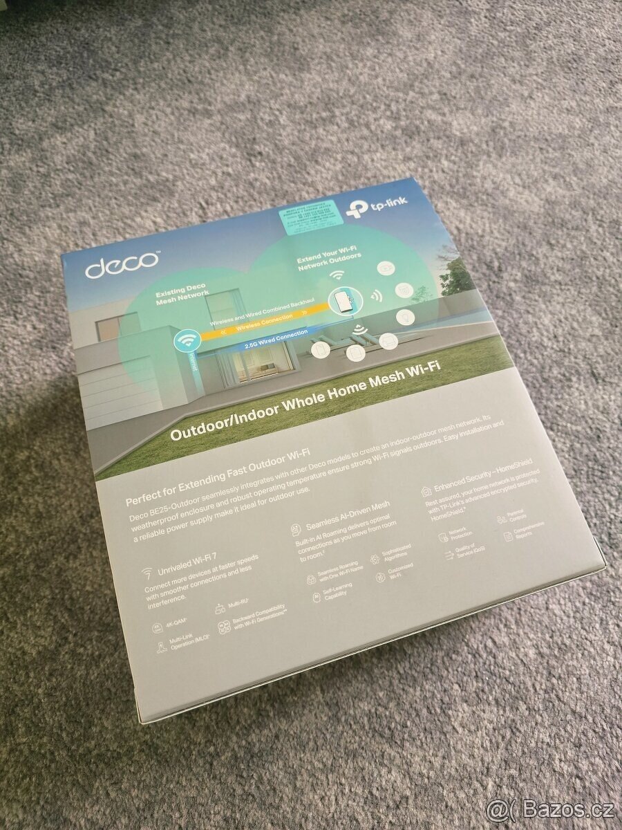 TP-Link Deco BE25 Outdoor | Wi-Fi 7 | V ZÁRUCE ALZA | PoE - 2