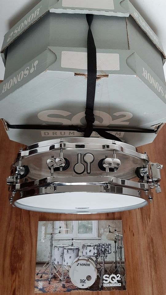 Prodám snare Sonor SQ2 Acryl- 14x4,25" - 2