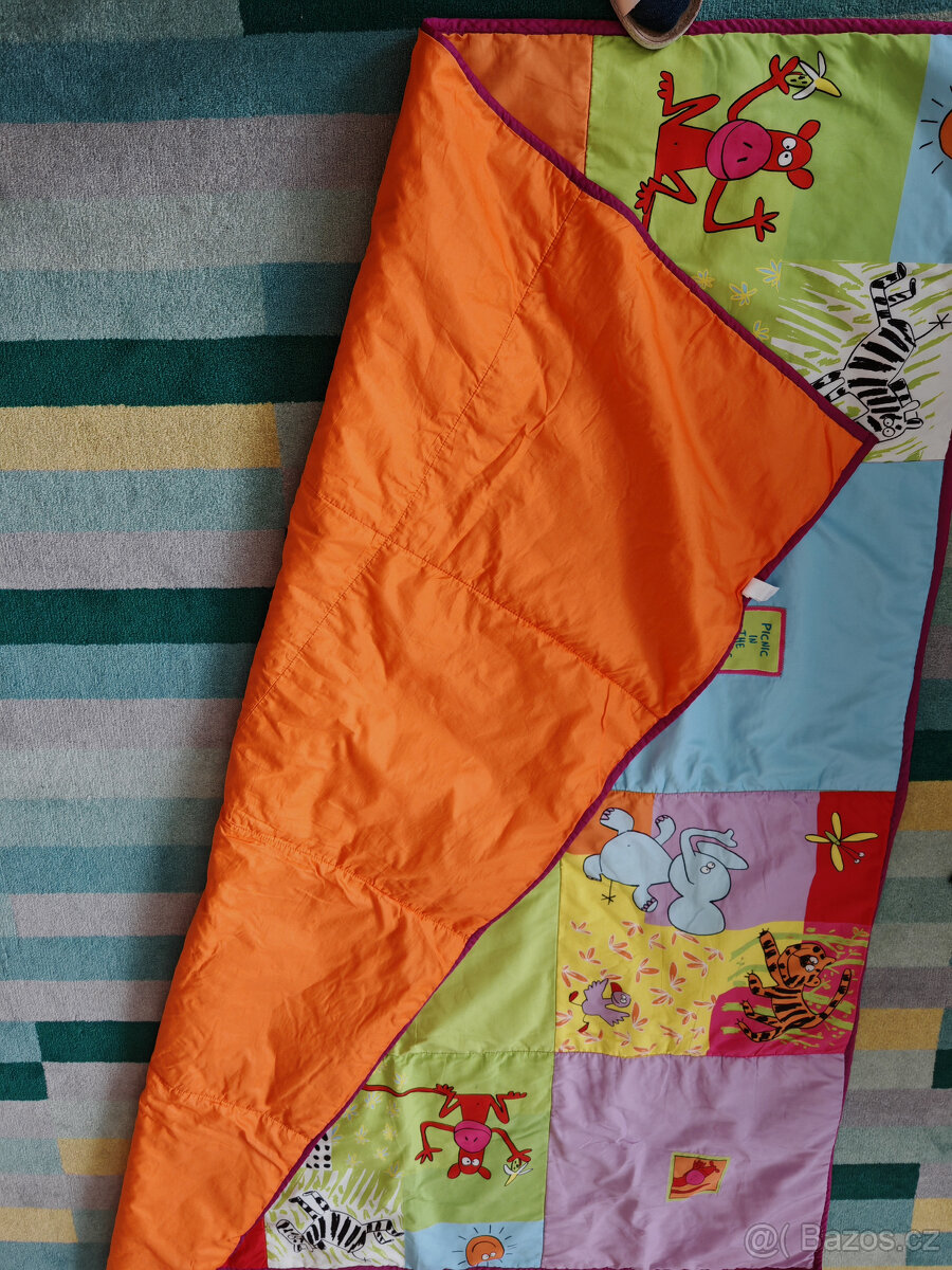 Dětská VELKÁ hrací deka 170cm x 130cm TAF TOYS - 2