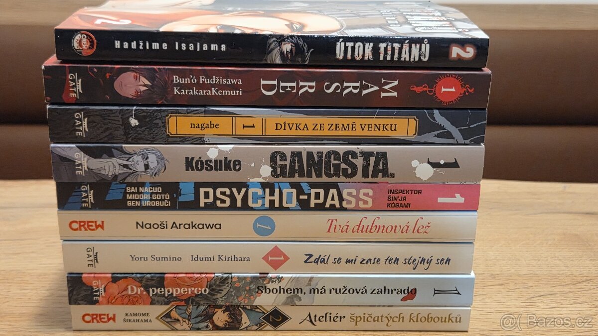 Různé manga knihy - 2