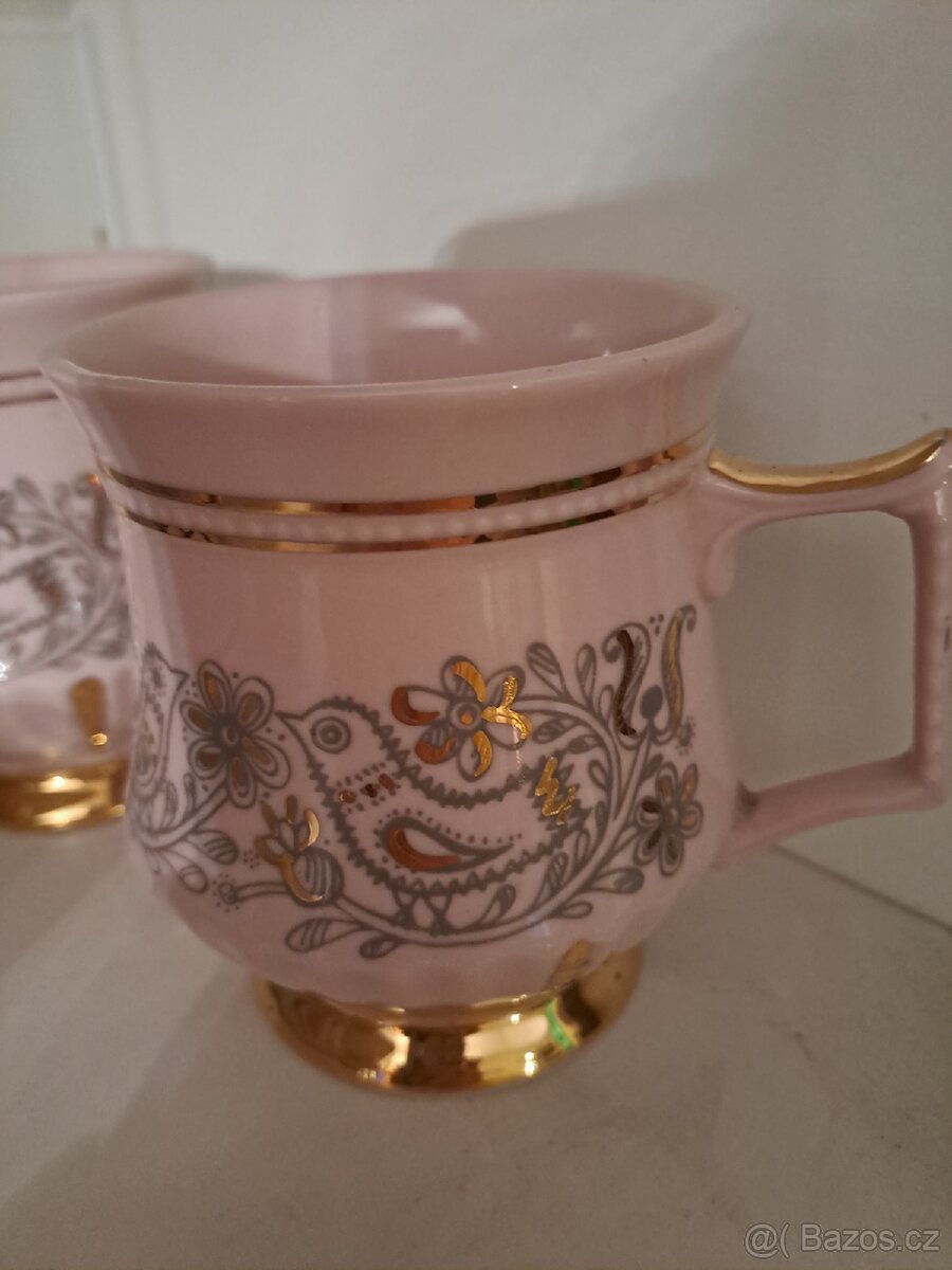 Vintage sada hrnečků 2ks - 2