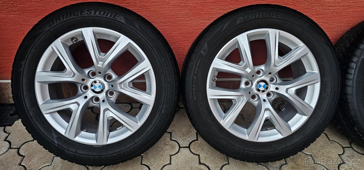 Originál alu BMW X1, X2 5x112 205/60 R17 zimní pneu - 6,5mm - 2