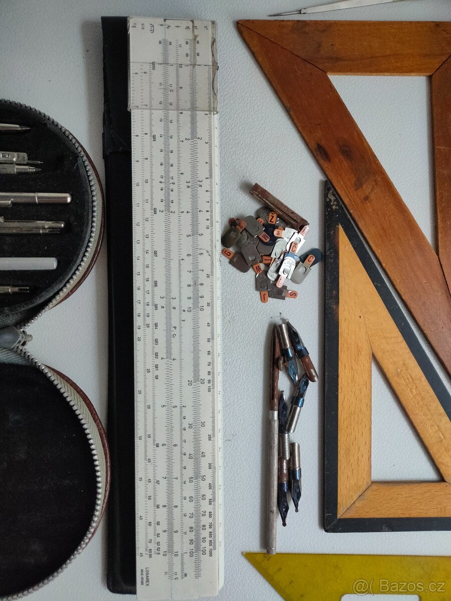 Retro rýsovací potřeby - 2