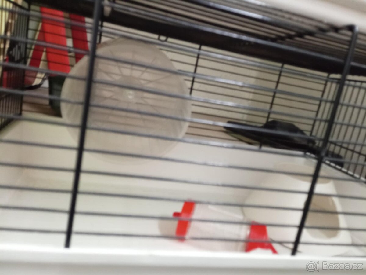 Klece pro drobné hlodavce. - 2