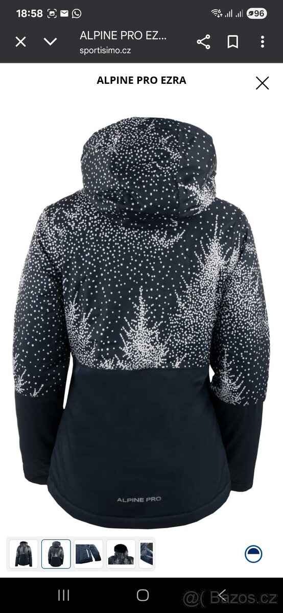 NOVÁ dámská bunda zateplená Alpine Pro XS - 2