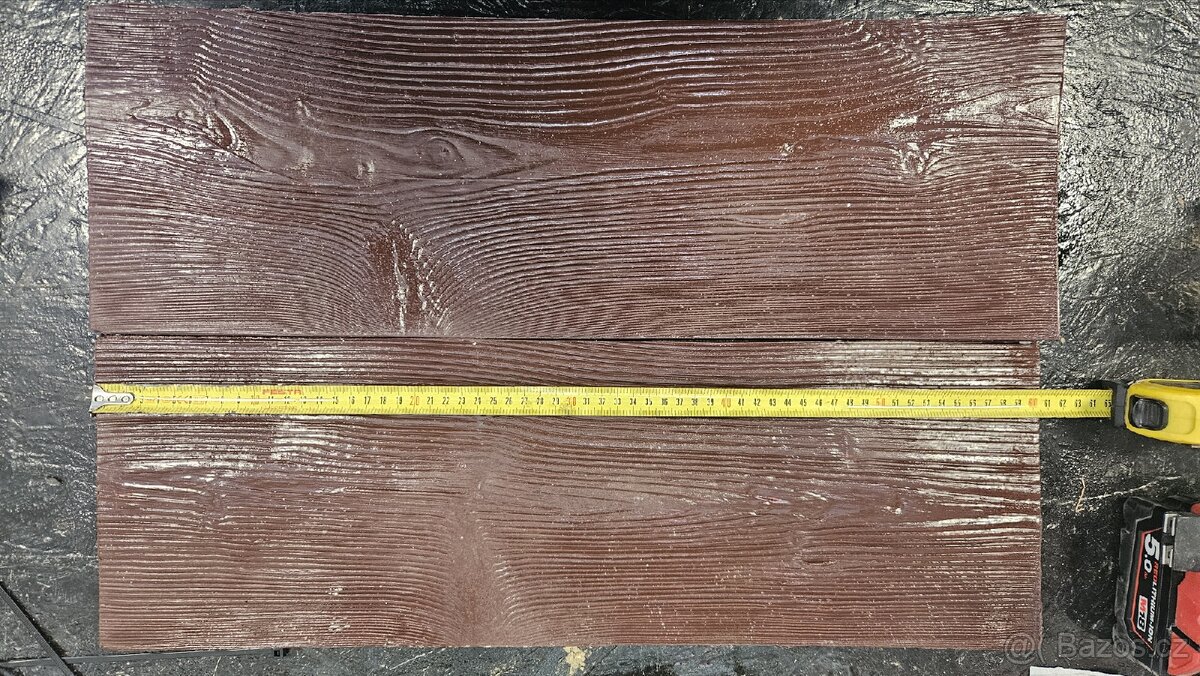 WOOD silikonová forma 60 × 20 cm – 2 ks - 2