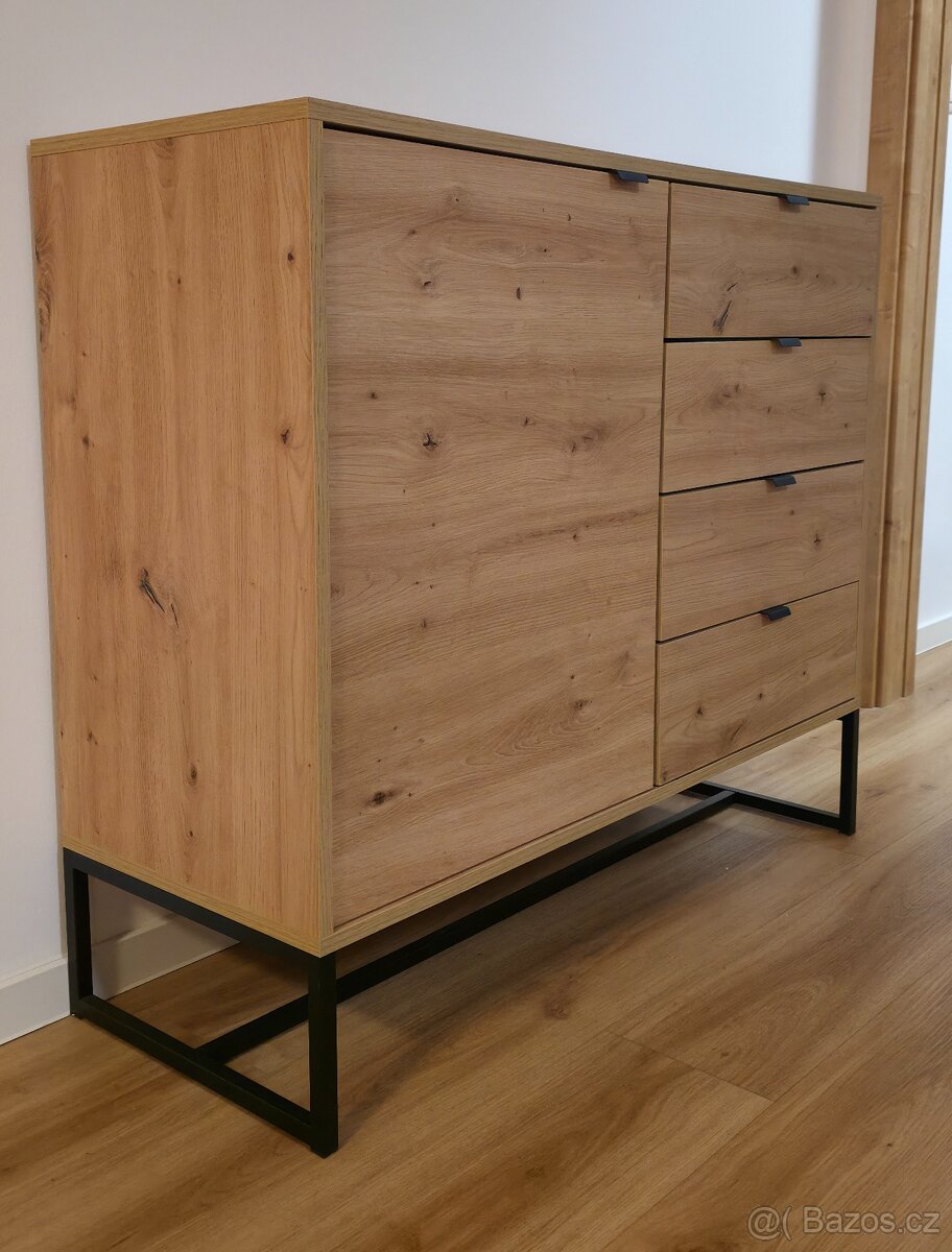 Komoda Amber (dub artisan) - 2