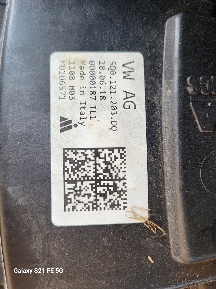 Škoda Octavia 3 Sahara. Vrtule chladiče. - 2